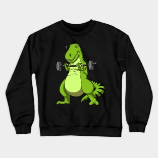 Fitness T-Rex Dinosaur Crewneck Sweatshirt